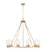 Z-Lite Canada - Ten Light Chandelier - Titus - Modern Gold- Union Lighting Luminaires Decor