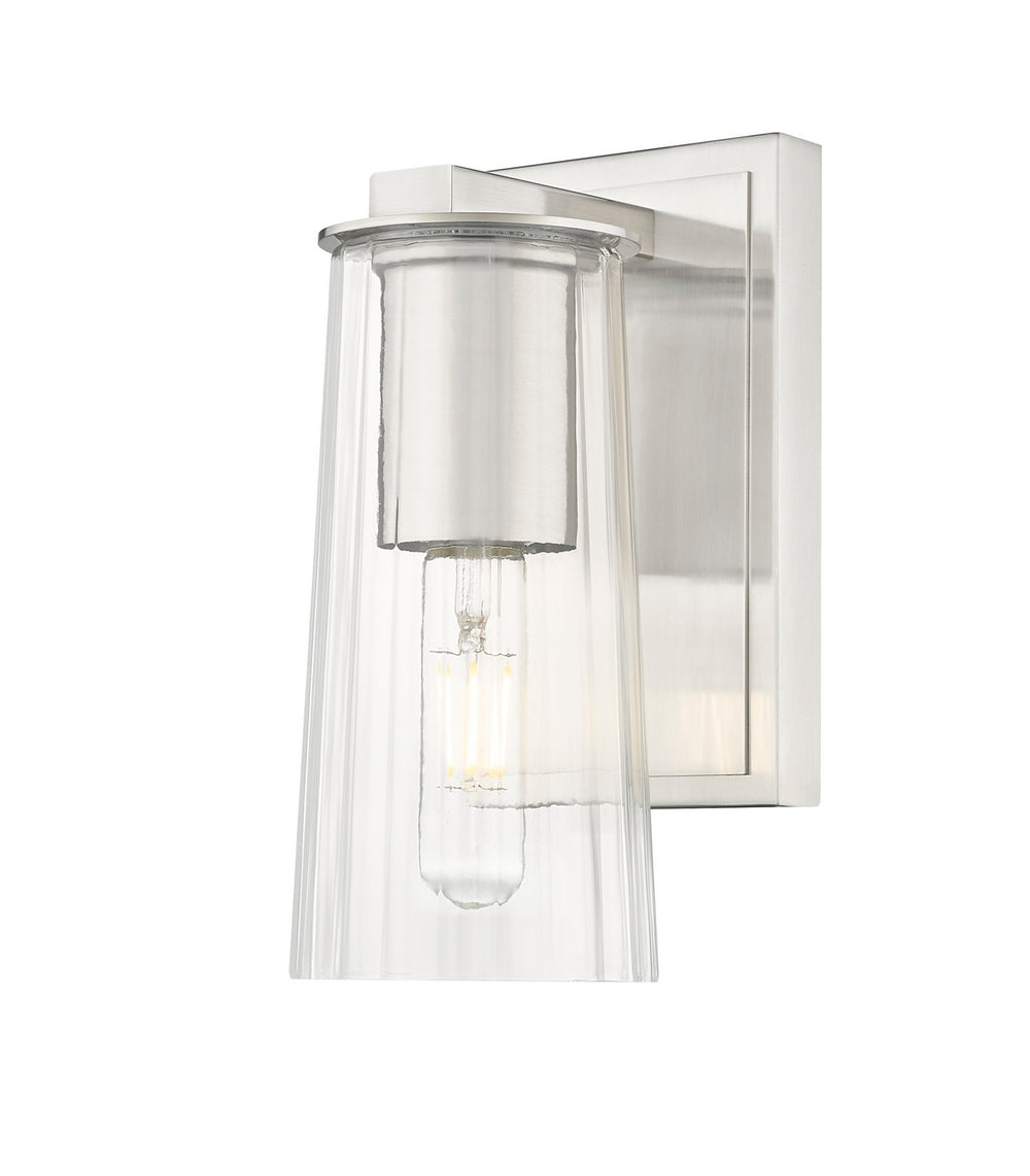 Z-Lite Canada - One Light Wall Sconce - Titus - Brushed Nickel- Union Lighting Luminaires Decor