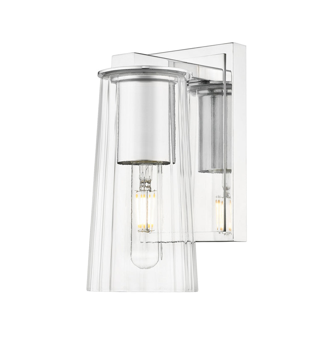 Z-Lite Canada - One Light Wall Sconce - Titus - Chrome- Union Lighting Luminaires Decor
