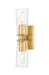 Z-Lite Canada - Two Light Wall Sconce - Titus - Modern Gold- Union Lighting Luminaires Decor