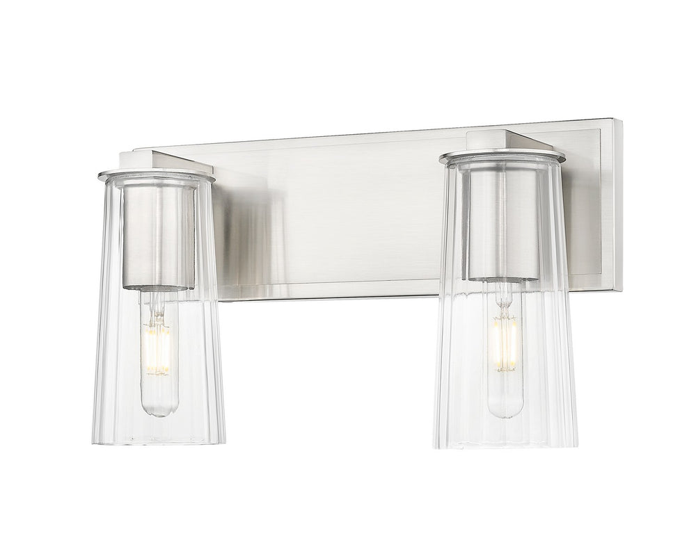 Z-Lite Canada - Two Light Vanity - Titus - Brushed Nickel- Union Lighting Luminaires Decor