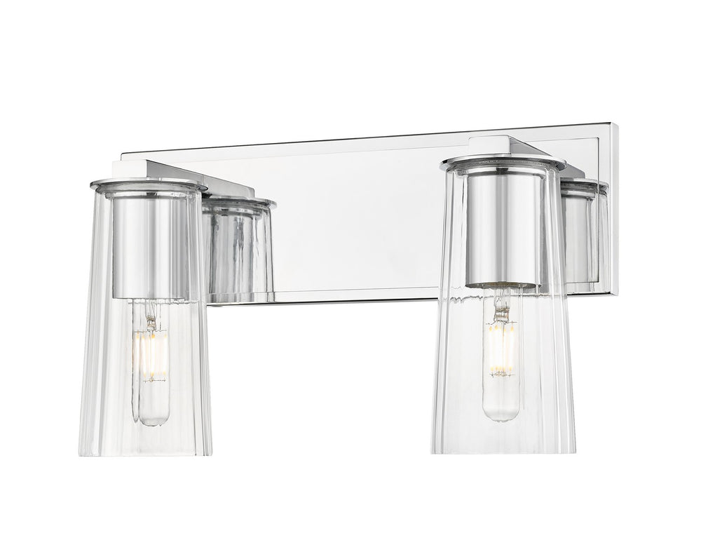 Z-Lite Canada - Two Light Vanity - Titus - Chrome- Union Lighting Luminaires Decor