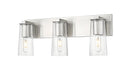 Z-Lite Canada - Three Light Vanity - Titus - Brushed Nickel- Union Lighting Luminaires Decor