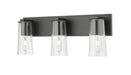 Z-Lite Canada - Three Light Vanity - Titus - Matte Black- Union Lighting Luminaires Decor