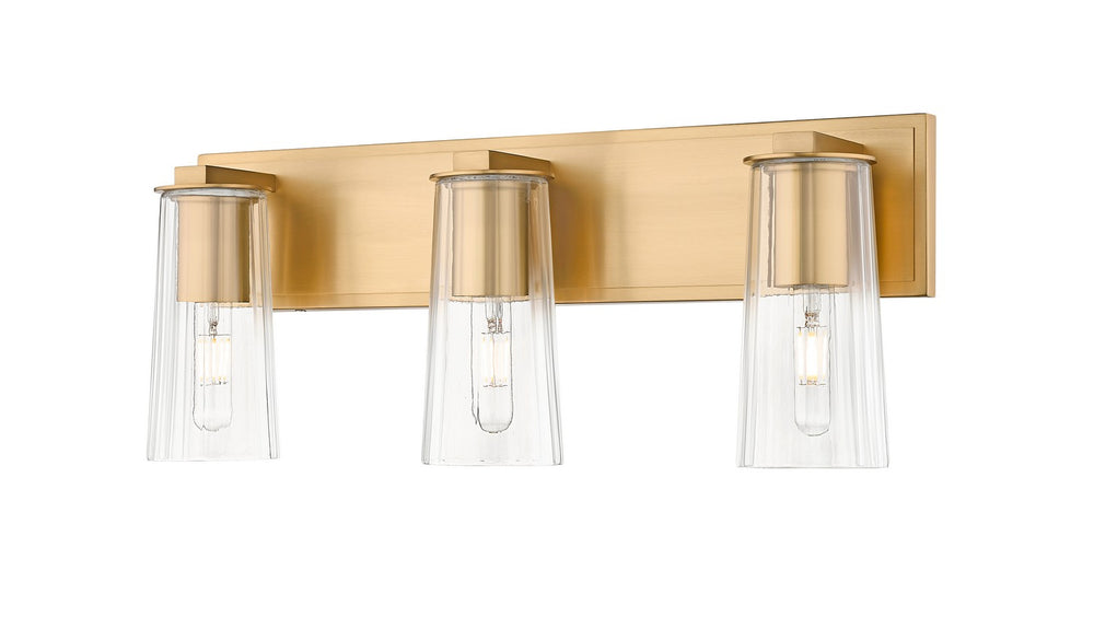 Z-Lite Canada - Three Light Vanity - Titus - Modern Gold- Union Lighting Luminaires Decor