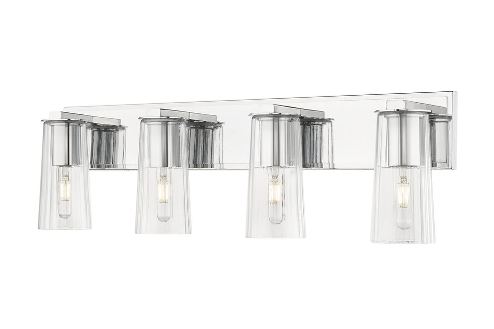 Z-Lite Canada - Four Light Vanity - Titus - Chrome- Union Lighting Luminaires Decor