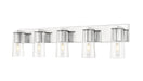 Z-Lite Canada - Five Light Vanity - Titus - Chrome- Union Lighting Luminaires Decor
