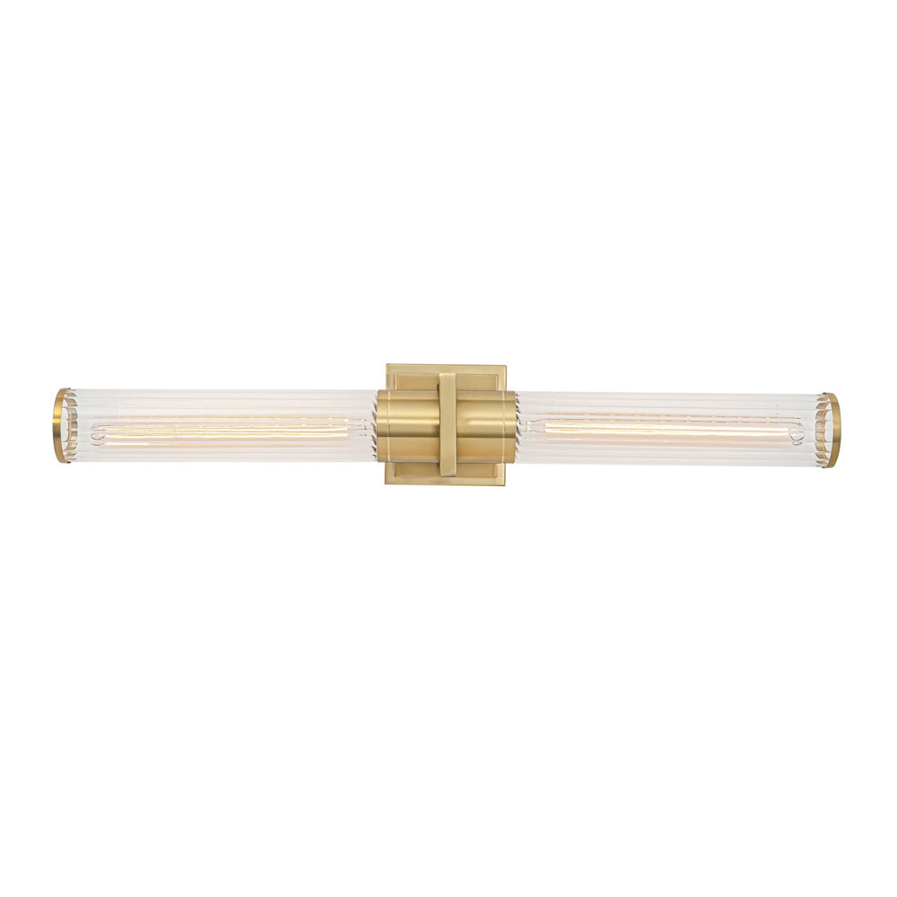 Artcraft Canada - Two Light Bathroom Vanity - Positano - Satin Brass- Union Lighting Luminaires Decor