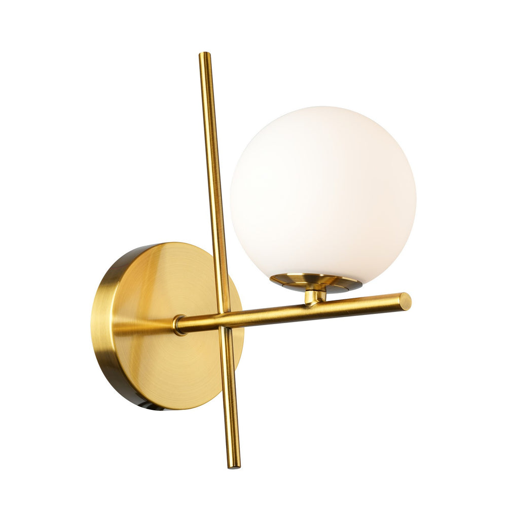 Artcraft Canada - One Light Wall Sconce - Modena - Plated Brushed Brass- Union Lighting Luminaires Decor