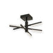 Artcraft Canada - LED Semi-Flush Mount - Stix - Black- Union Lighting Luminaires Decor
