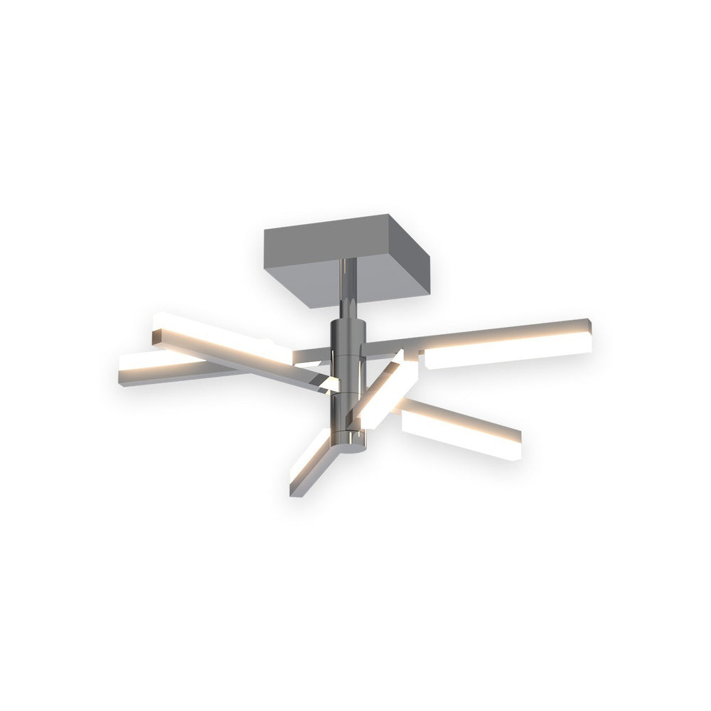 Artcraft Canada - LED Semi-Flush Mount - Stix - Chrome- Union Lighting Luminaires Decor