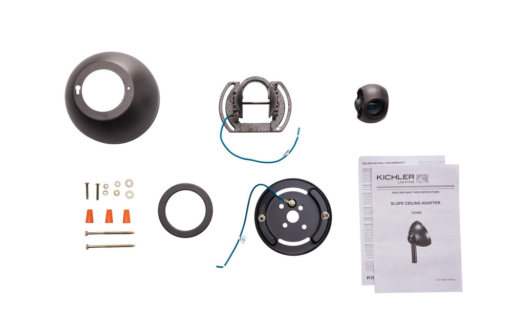 Kichler Canada - Slope Adapter - Accessory - Anvil Iron- Union Lighting Luminaires Decor