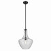 Kichler Canada - One Light Pendant - Everly - Black- Union Lighting Luminaires Decor