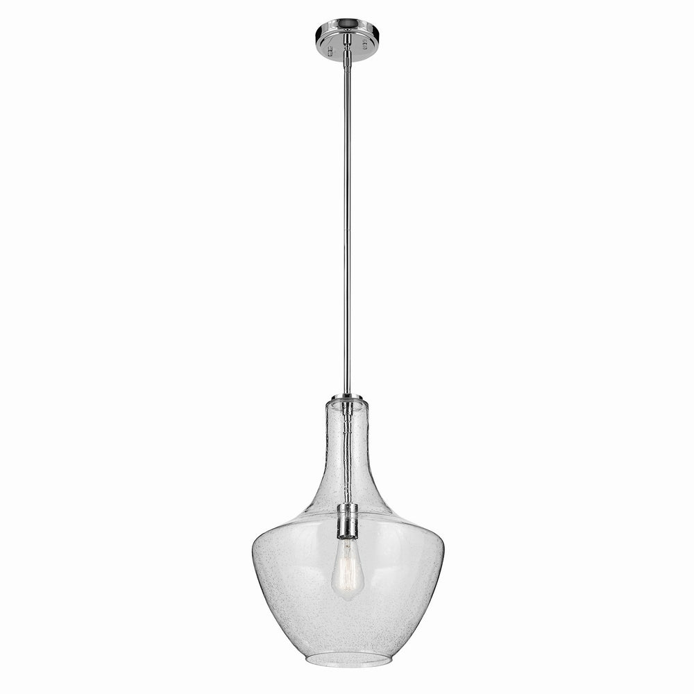 Kichler Canada - One Light Pendant - Everly - Chrome- Union Lighting Luminaires Decor