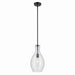 Kichler Canada - One Light Pendant - Everly - Black- Union Lighting Luminaires Decor
