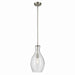Kichler Canada - One Light Pendant - Everly - Brushed Nickel- Union Lighting Luminaires Decor