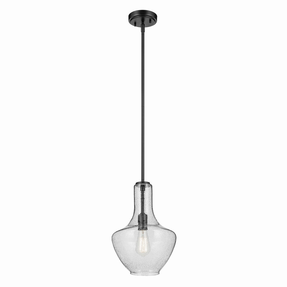 Kichler Canada - One Light Pendant - Everly - Black- Union Lighting Luminaires Decor