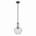 Kichler Canada - One Light Pendant - Everly - Black- Union Lighting Luminaires Decor