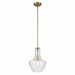 Kichler Canada - One Light Pendant - Everly - Natural Brass- Union Lighting Luminaires Decor