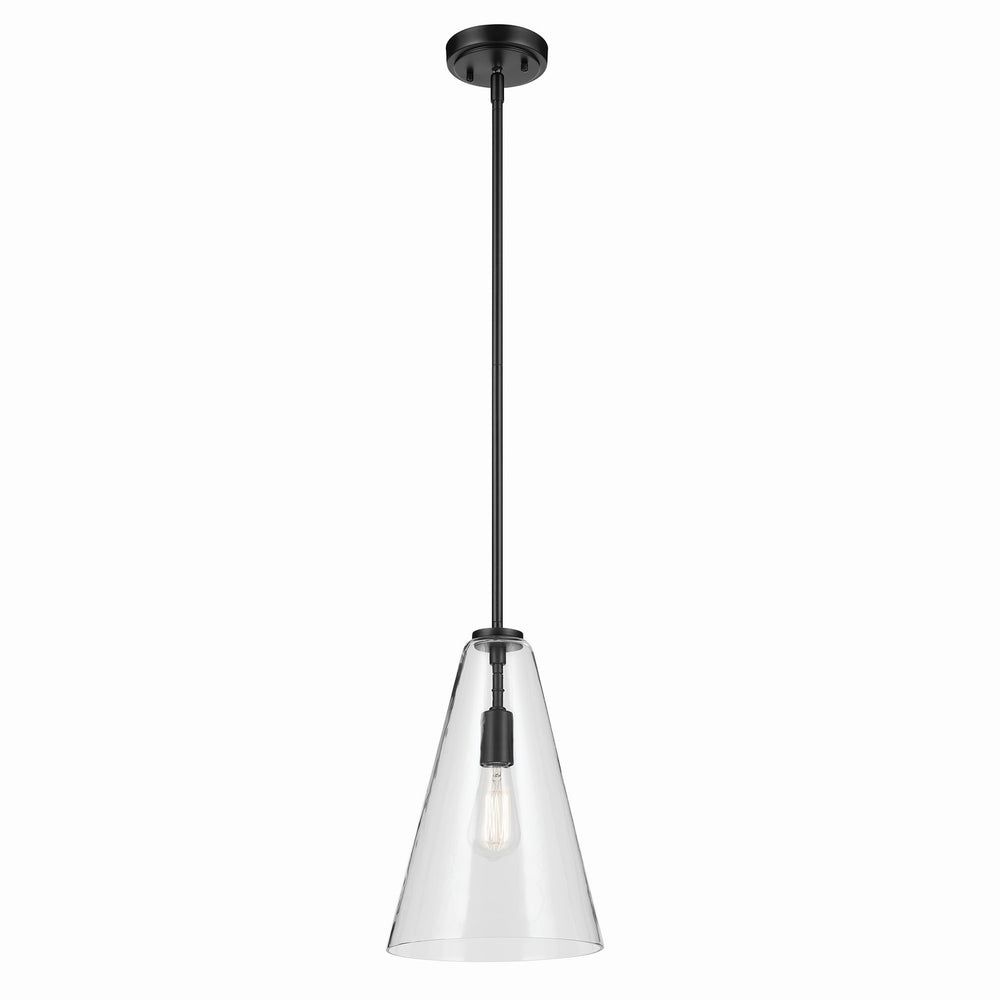 Kichler Canada - One Light Pendant - Everly - Black- Union Lighting Luminaires Decor