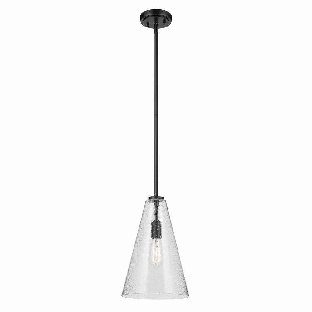 Kichler Canada - One Light Pendant - Everly - Black- Union Lighting Luminaires Decor