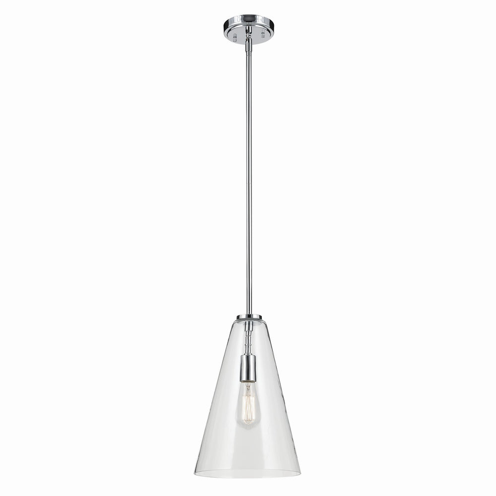Kichler Canada - One Light Pendant - Everly - Chrome- Union Lighting Luminaires Decor