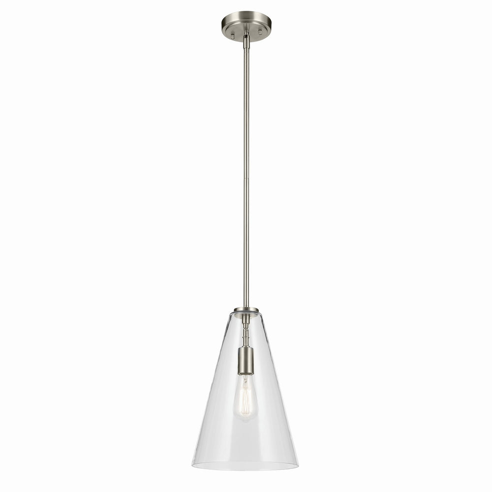 Kichler Canada - One Light Pendant - Everly - Brushed Nickel- Union Lighting Luminaires Decor