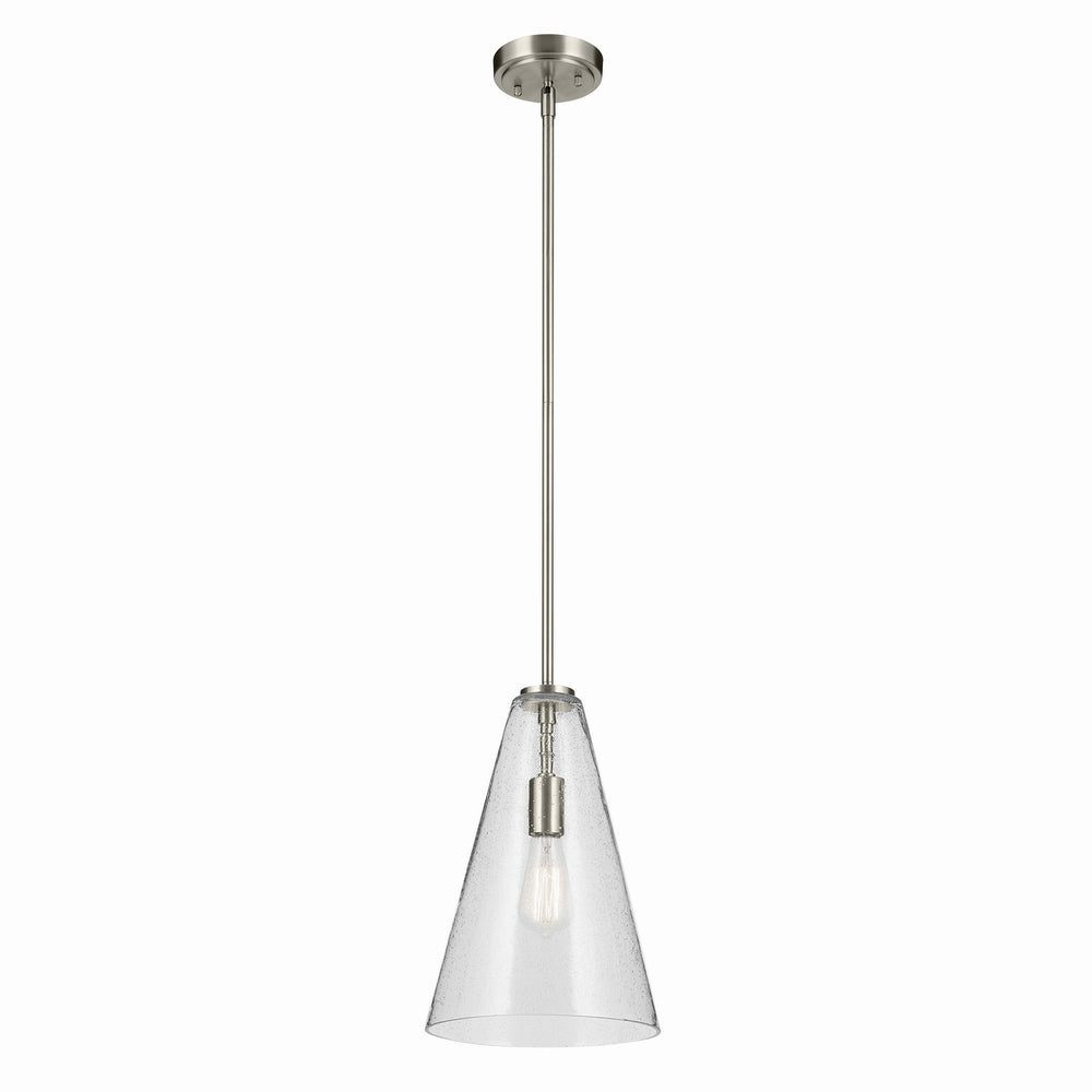 Kichler Canada - One Light Pendant - Everly - Brushed Nickel- Union Lighting Luminaires Decor