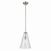 Kichler Canada - One Light Pendant - Everly - Brushed Nickel- Union Lighting Luminaires Decor