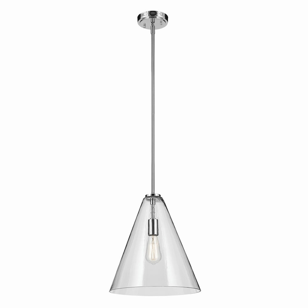 Kichler Canada - One Light Pendant - Everly - Chrome- Union Lighting Luminaires Decor