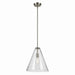 Kichler Canada - One Light Pendant - Everly - Brushed Nickel- Union Lighting Luminaires Decor