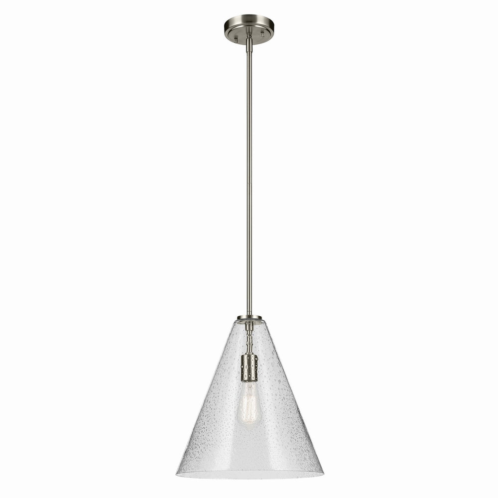 Kichler Canada - One Light Pendant - Everly - Brushed Nickel- Union Lighting Luminaires Decor