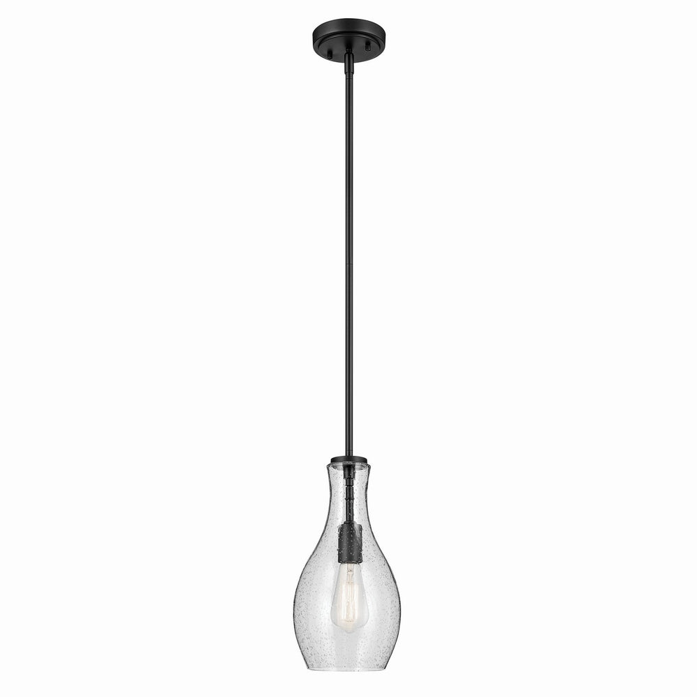 Kichler Canada - One Light Pendant - Everly - Black- Union Lighting Luminaires Decor