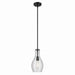 Kichler Canada - One Light Pendant - Everly - Black- Union Lighting Luminaires Decor