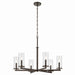 Kichler Canada - Six Light Chandelier - Crosby - Olde Bronze- Union Lighting Luminaires Decor