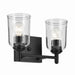 Kichler Canada - Two Light Bath - Shailene - Black- Union Lighting Luminaires Decor