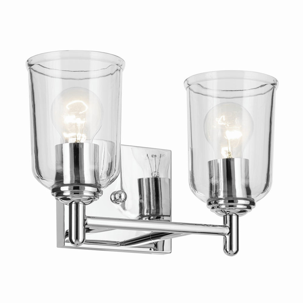Kichler Canada - Two Light Bath - Shailene - Chrome- Union Lighting Luminaires Decor