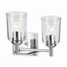 Kichler Canada - Two Light Bath - Shailene - Chrome- Union Lighting Luminaires Decor