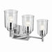 Kichler Canada - Three Light Bath - Shailene - Chrome- Union Lighting Luminaires Decor