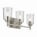 Kichler Canada - Three Light Bath - Shailene - Brushed Nickel- Union Lighting Luminaires Decor