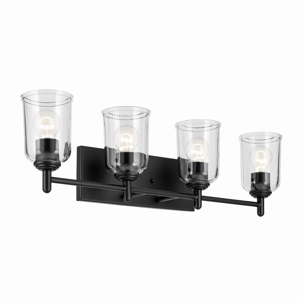 Kichler Canada - Four Light Bath - Shailene - Black- Union Lighting Luminaires Decor