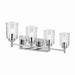Kichler Canada - Four Light Bath - Shailene - Chrome- Union Lighting Luminaires Decor