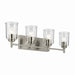 Kichler Canada - Four Light Bath - Shailene - Brushed Nickel- Union Lighting Luminaires Decor