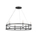 Kichler Canada - Six Light Chandelier - Rosalind - Black- Union Lighting Luminaires Decor