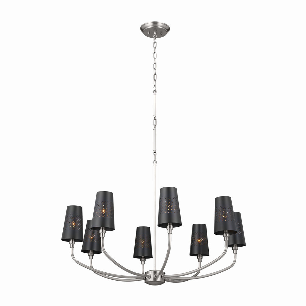 Kichler Canada - Eight Light Chandelier - Adeena - Classic Pewter- Union Lighting Luminaires Decor