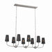 Kichler Canada - Eight Light Linear Chandelier - Adeena - Classic Pewter- Union Lighting Luminaires Decor