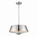 Kichler Canada - Three Light Pendant/Semi Flush - Luella - Polished Nickel- Union Lighting Luminaires Decor