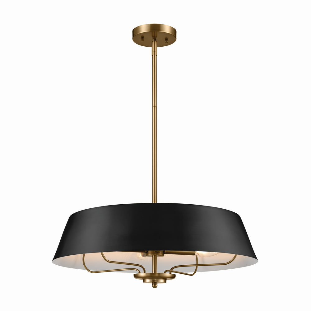 Kichler Canada - Four Light Pendant/Semi Flush - Luella - Black- Union Lighting Luminaires Decor
