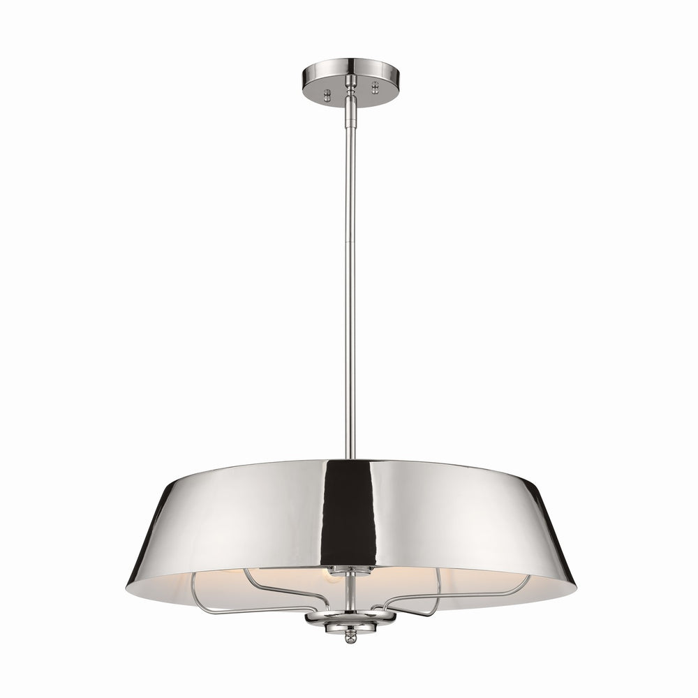 Kichler Canada - Four Light Pendant/Semi Flush - Luella - Polished Nickel- Union Lighting Luminaires Decor