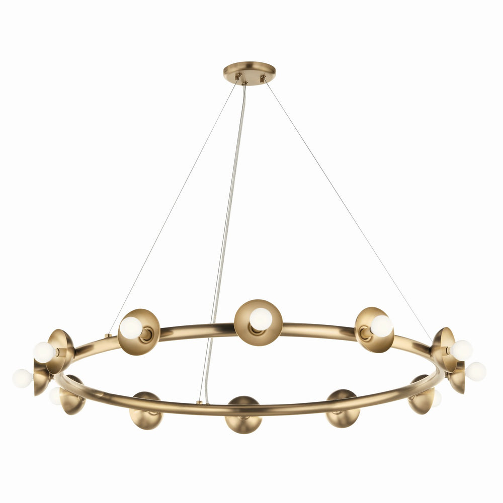 Kichler Canada - 12 Light Chandelier - Palta - Champagne Bronze- Union Lighting Luminaires Decor